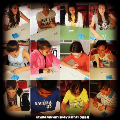 Collage Story Cubes